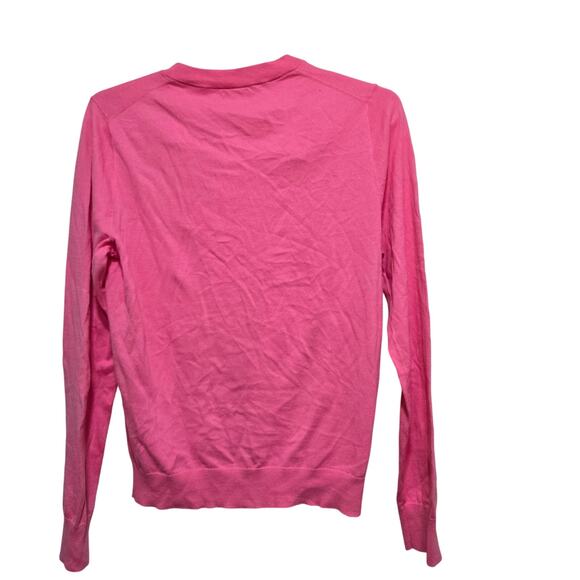 J.Crew Cary Lightweight Cotton Cardigan Pink Size M - Picture 2 of 11